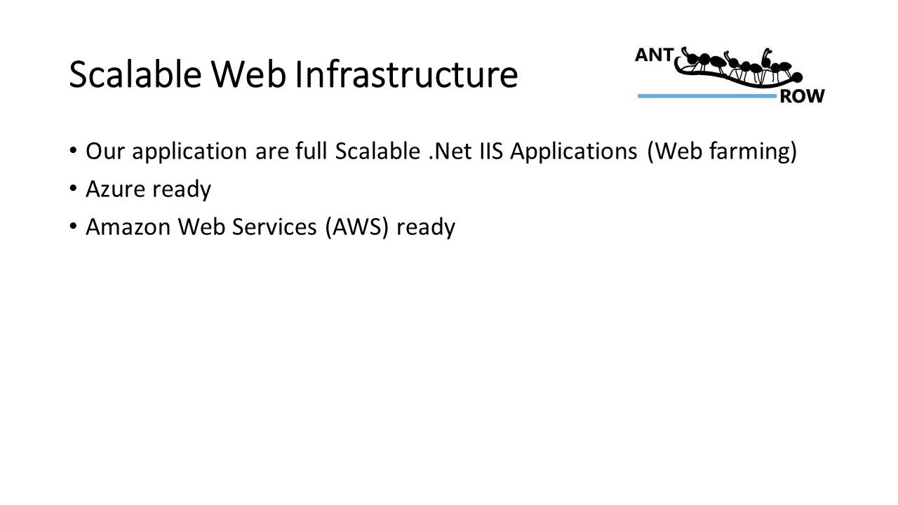 Skalerbar webinfrastruktur