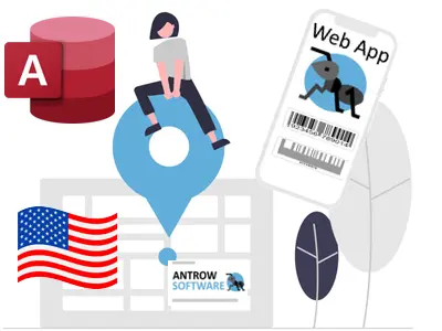 The MS-Access to Web App Migration Services Offered by Antrow Software Have been Expanded to Include the States of Texas, Arkansas, New Jersey, and Kansas.